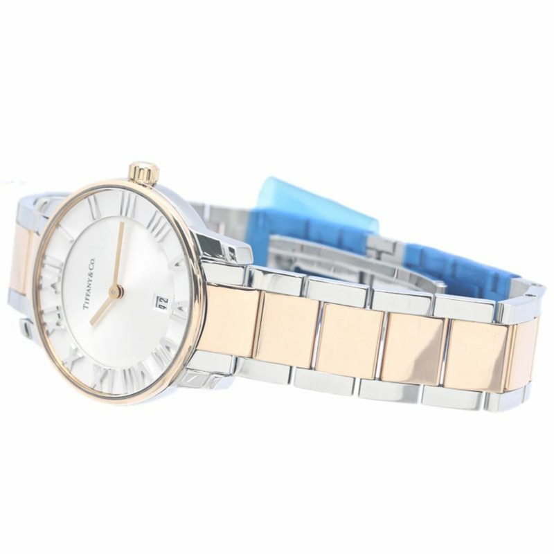 TIFFANY&Co.) Atlas Dome Date Z1830.11.13A21A00A 女士腕錶 不鏽鋼 40362-2