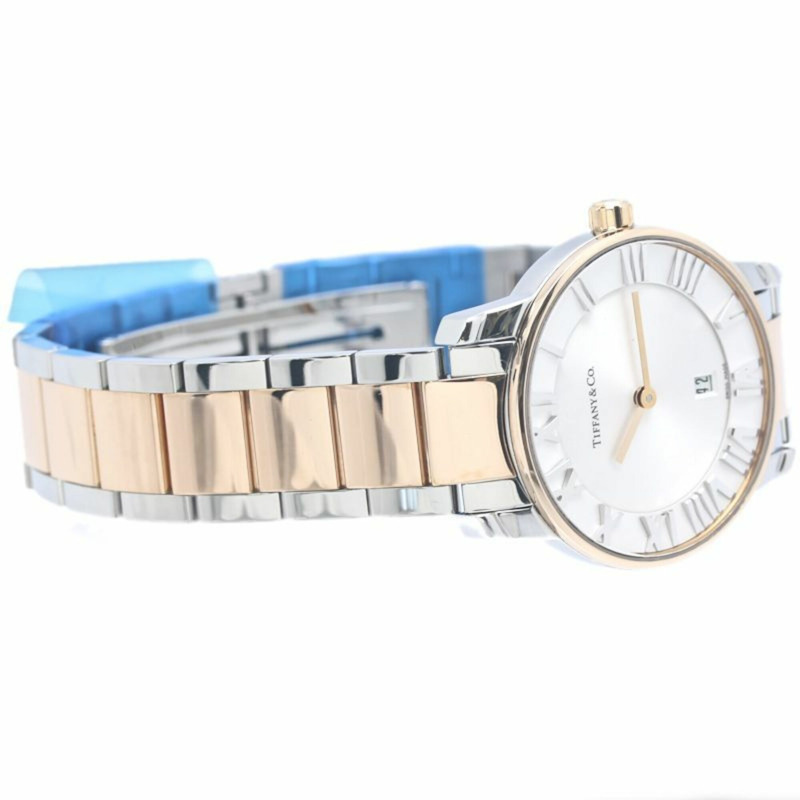 TIFFANY&Co.) Atlas Dome Date Z1830.11.13A21A00A 女士腕錶 不鏽鋼 40362-4