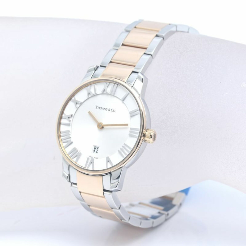 TIFFANY&Co.) Atlas Dome Date Z1830.11.13A21A00A 女士腕錶 不鏽鋼 40362-6