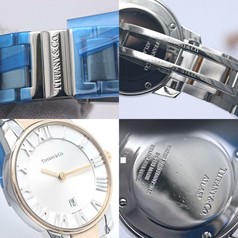 TIFFANY&Co.) Atlas Dome Date Z1830.11.13A21A00A 女士腕錶 不鏽鋼 40362-9