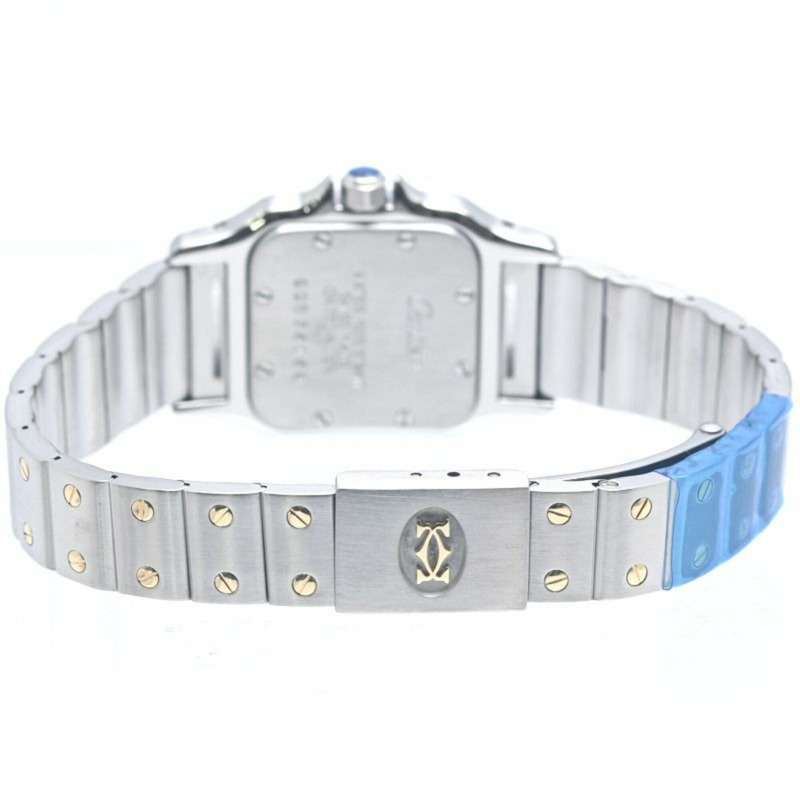 卡地亞 (Cartier) Santos Galbee SM Old Buckle W20031C4 女士腕錶 18K黃金 x 精鋼 40344-3