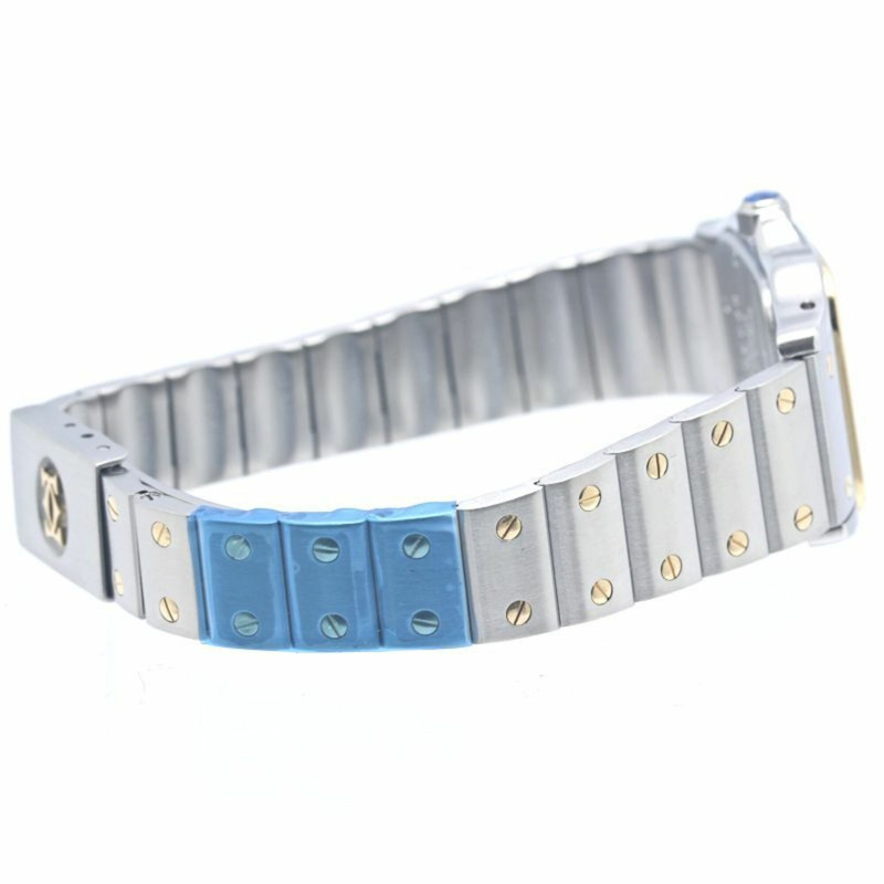 卡地亞 (Cartier) Santos Galbee SM Old Buckle W20031C4 女士腕錶 18K黃金 x 精鋼 40344-5