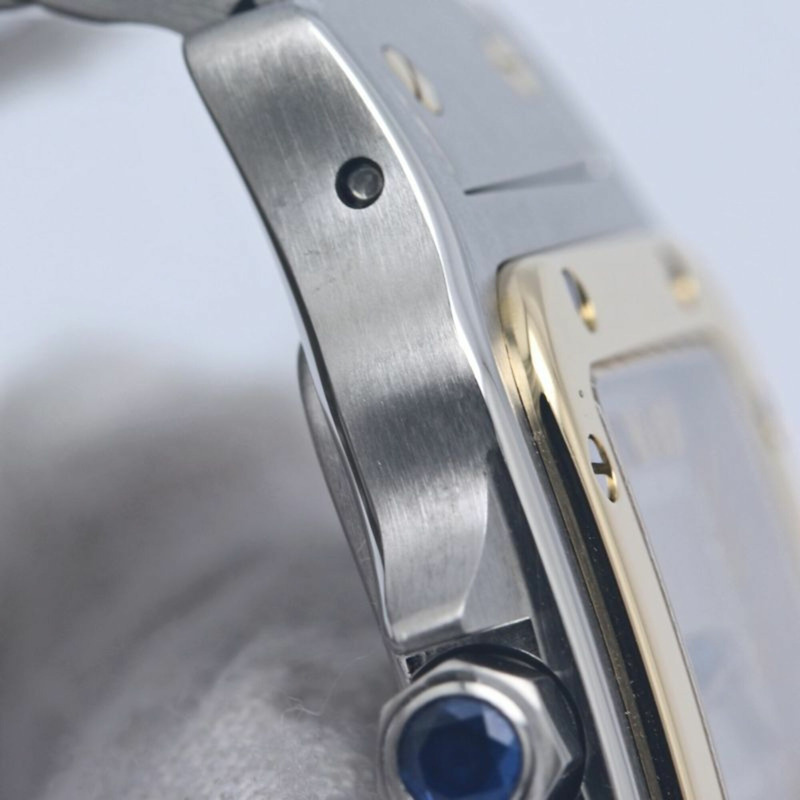 卡地亞 (Cartier) Santos Galbee SM Old Buckle W20031C4 女士腕錶 18K黃金 x 精鋼 40344-9