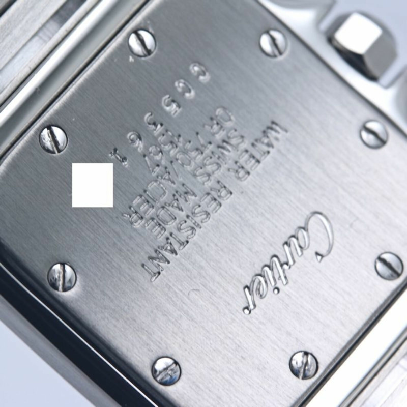 卡地亞 (Cartier) Santos Galbee SM Old Buckle W20031C4 女士腕錶 18K黃金 x 精鋼 40344-17