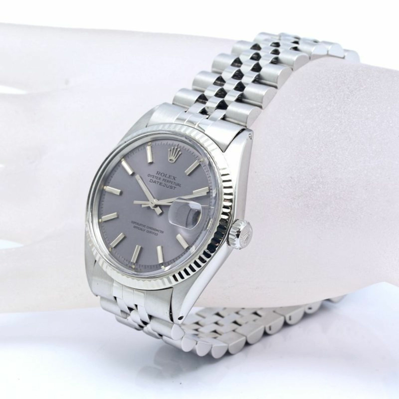 勞力士 Datejust 1601 男士腕錶，18K 白金 x 不鏽鋼，40374-6