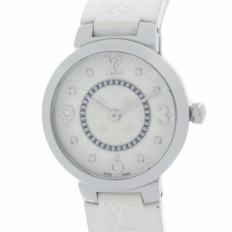 路易威登 Tambour Slim PM Q12MGZ 8P 鑲鑽女錶 40363-0