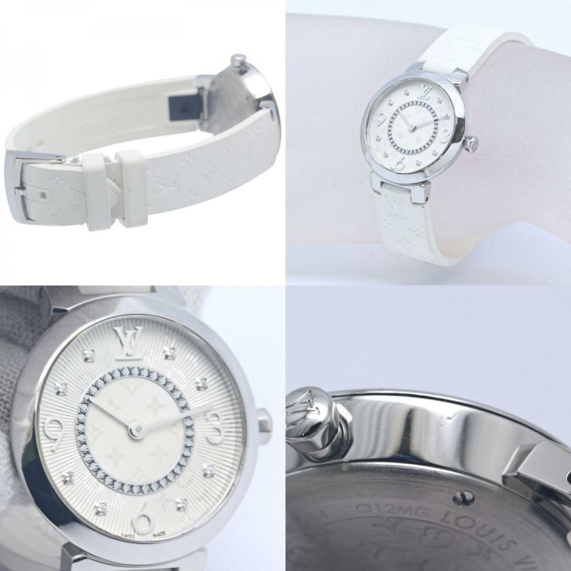 路易威登 Tambour Slim PM Q12MGZ 8P 鑲鑽女錶 40363-5