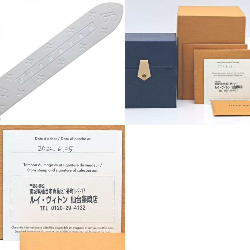 路易威登 Tambour Slim PM Q12MGZ 8P 鑲鑽女錶 40363-10