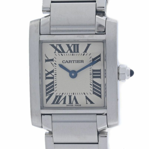 卡地亞 Cartier Tank Française SM 最終版 W51008Q3 女士腕錶 SS 40345