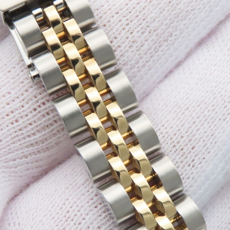 Rolex Datejust 69173G 10PD 不鏽鋼 18K 黃金鑲鑽錶盤灰色雙色女錶-16