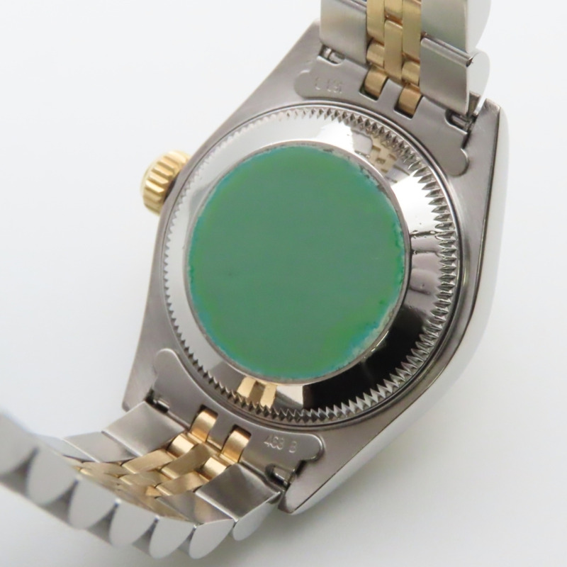 Rolex Datejust 69173G 10PD 不鏽鋼 18K 黃金鑲鑽錶盤灰色雙色女錶-26