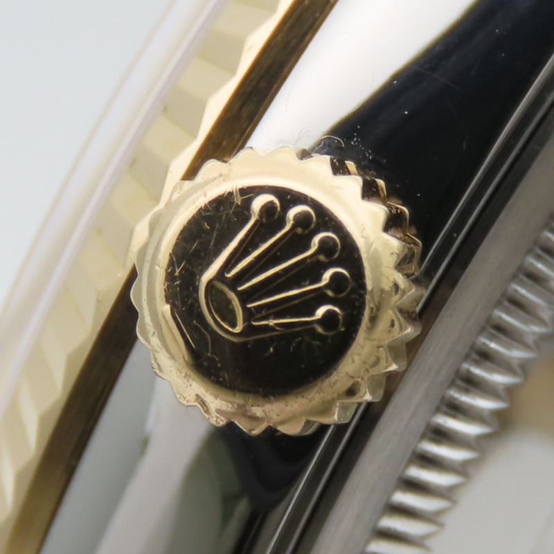 Rolex Datejust 36 16233G 不鏽鋼 18K 黃金錶盤 灰色 Hori 電腦男錶-6
