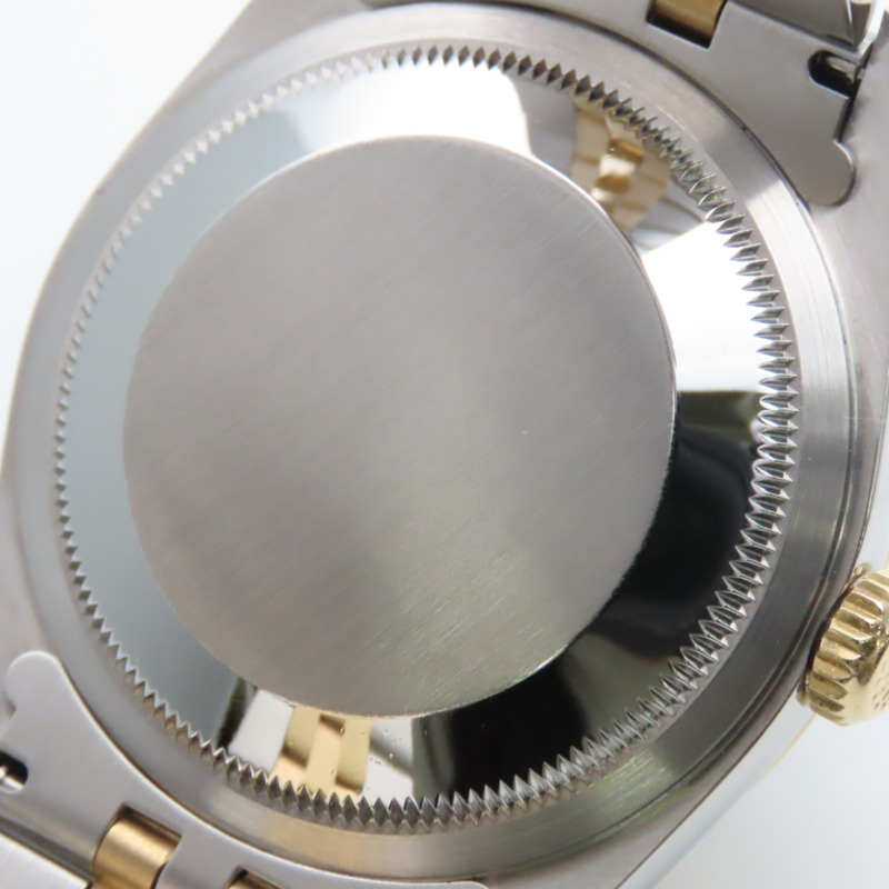 Rolex Datejust 36 16233G 不鏽鋼 18K 黃金錶盤 灰色 Hori 電腦男錶-24
