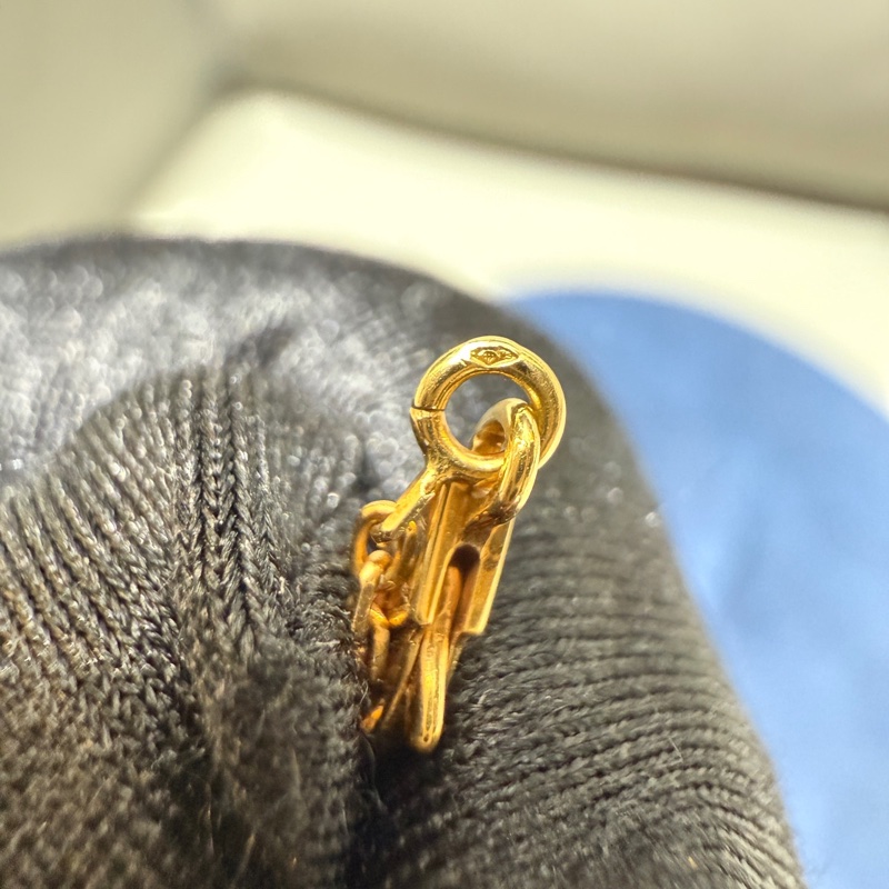 VCA梵克雅寶18K金白貝母白中花項鍊 單品 無任何配-9