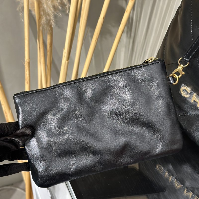 CHANEL 22 Bag - 小號黑金-8
