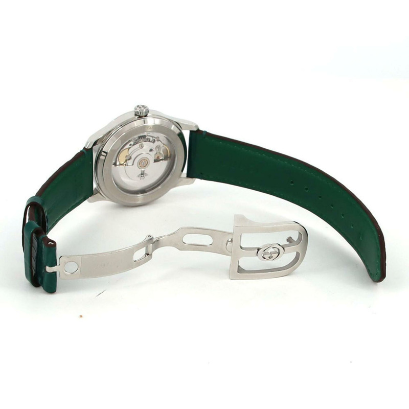 Gucci G-Timeless 126.4 YA1264213 不鏽鋼自動腕錶-6
