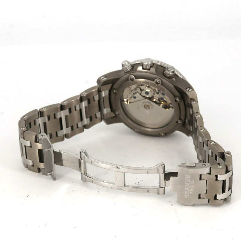 愛馬仕 Clipper Diver Chrono Mechanic SSxTI CP2.941 自動腕錶-5