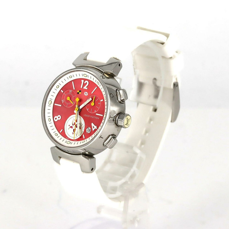 路易威登 Tambour Lovely Cup Chrono Q1G03 不鏽鋼石英錶-1