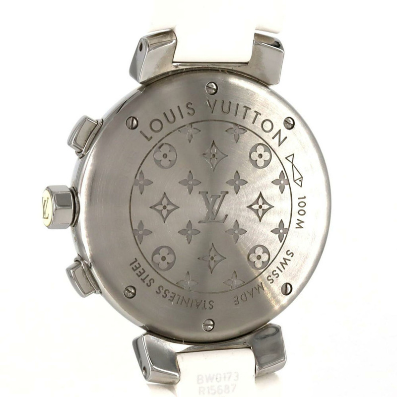 路易威登 Tambour Lovely Cup Chrono Q1G03 不鏽鋼石英錶-4