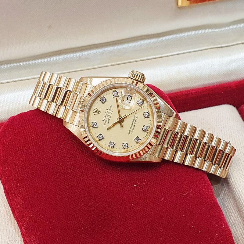 【大眾名錶】 Rolex 勞力士 69178 Datejust 蠔式女錶18K 原廠錶帶未整理 大眾名錶G291-2