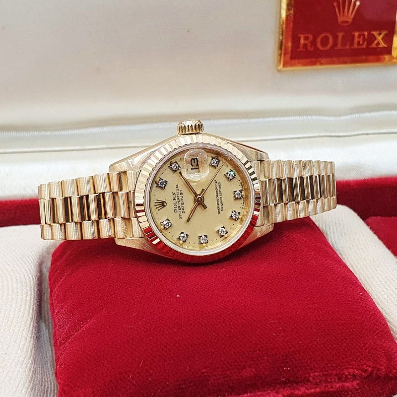【大眾名錶】 Rolex 勞力士 69178 Datejust 蠔式女錶18K 原廠錶帶未整理 大眾名錶G291-4