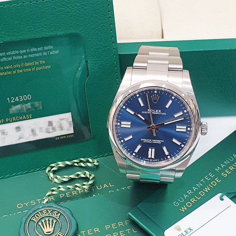 【大眾名錶】 Rolex 勞力士 124300 OP41蠔式恆動 2025/07全配件 新款蠔式 大眾名錶B1311-4
