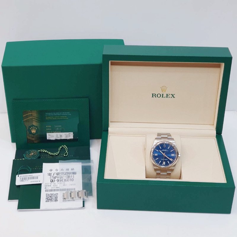 【大眾名錶】 Rolex 勞力士 124300 OP41蠔式恆動 2025/07全配件 新款蠔式 大眾名錶B1311-9