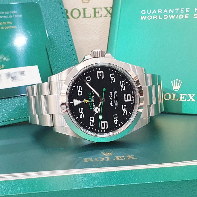 【大眾名錶】 Rolex 勞力士126900 Air-King空中霸王 2023/07 新款空霸 大眾名錶B1313-2