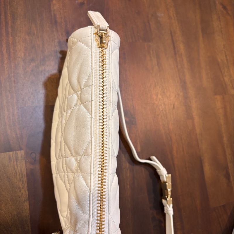 Dior 迪奧 Vibe Hobo 白色羊皮肩包-21