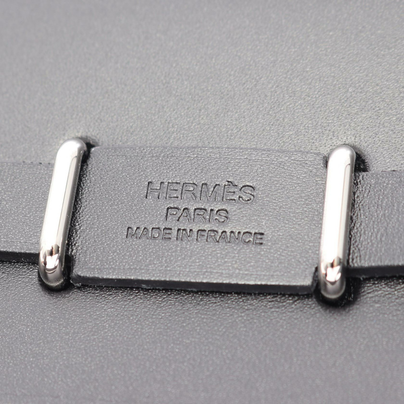 愛馬仕 Herbag Zip Mini 單肩包 086430CK 軍用帆布 黑色 二手 K-3