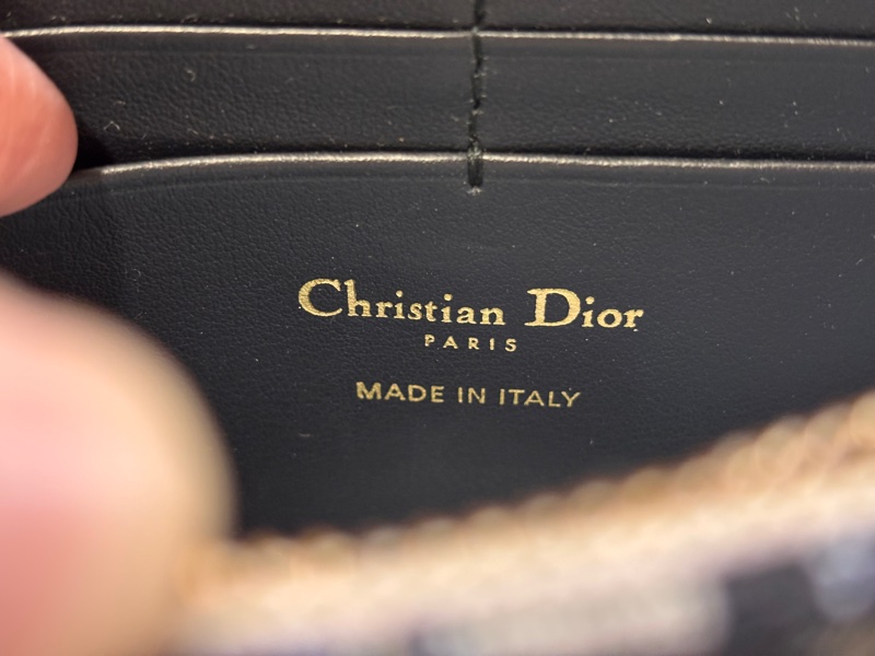 Dior woc 迪奧經典藍色老花馬鞍斜背包-3