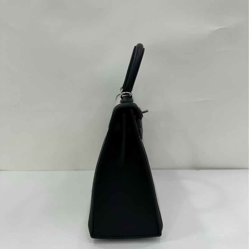 Hermes 愛馬仕 kelly25 黑白熊貓 K刻 有購證-3
