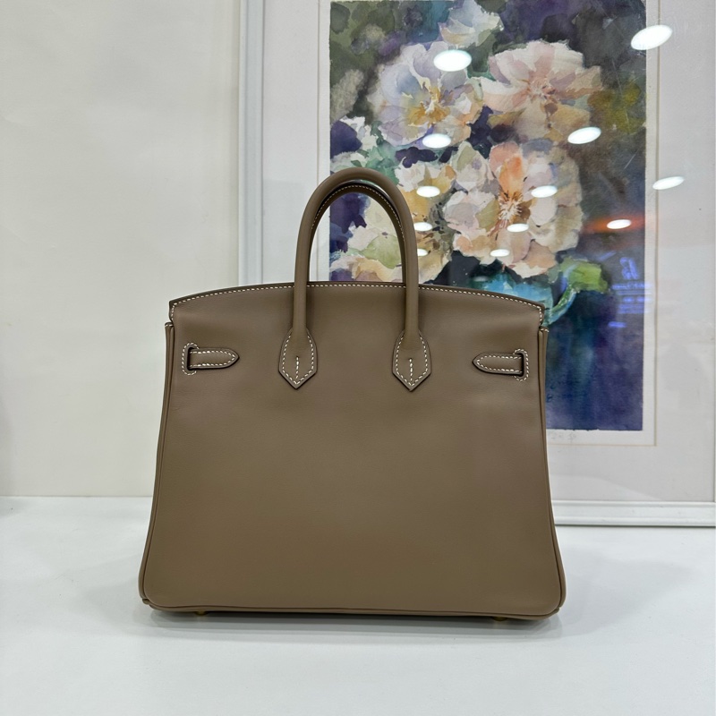 Hermes愛馬仕 birkin25 大象灰金扣Swift皮 X刻-2