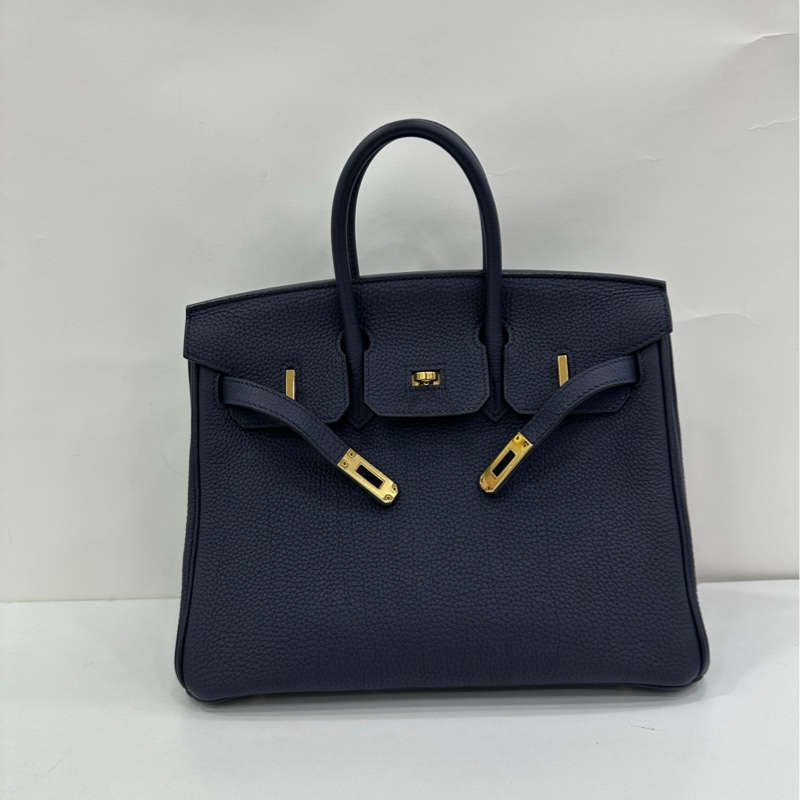 愛馬仕 Birkin25 午夜藍金扣 D刻 Togo皮 copy購證-1