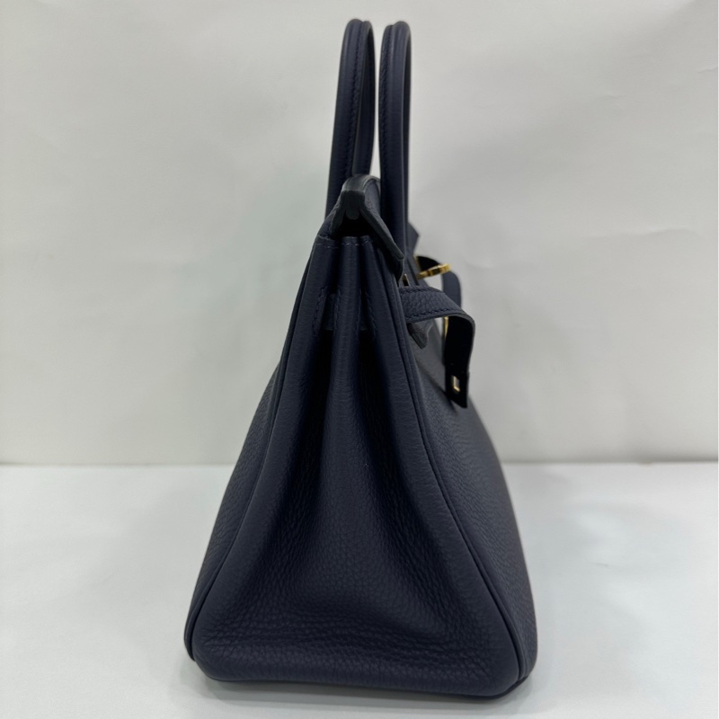 愛馬仕 Birkin25 午夜藍金扣 D刻 Togo皮 copy購證-3