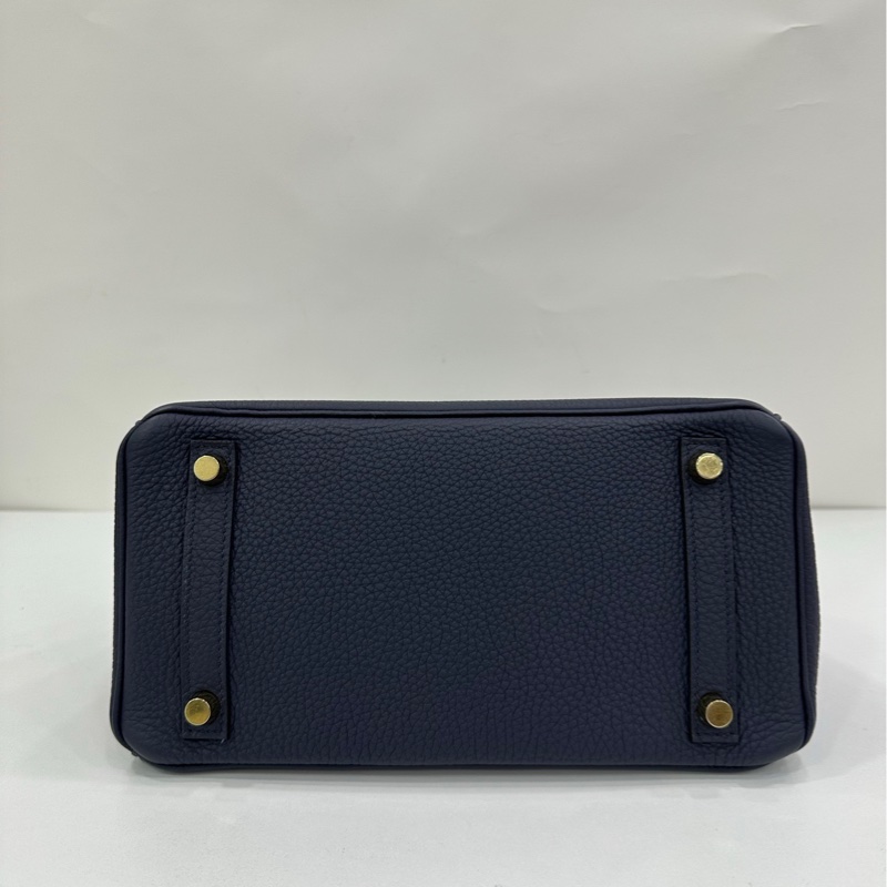 愛馬仕 Birkin25 午夜藍金扣 D刻 Togo皮 copy購證-5