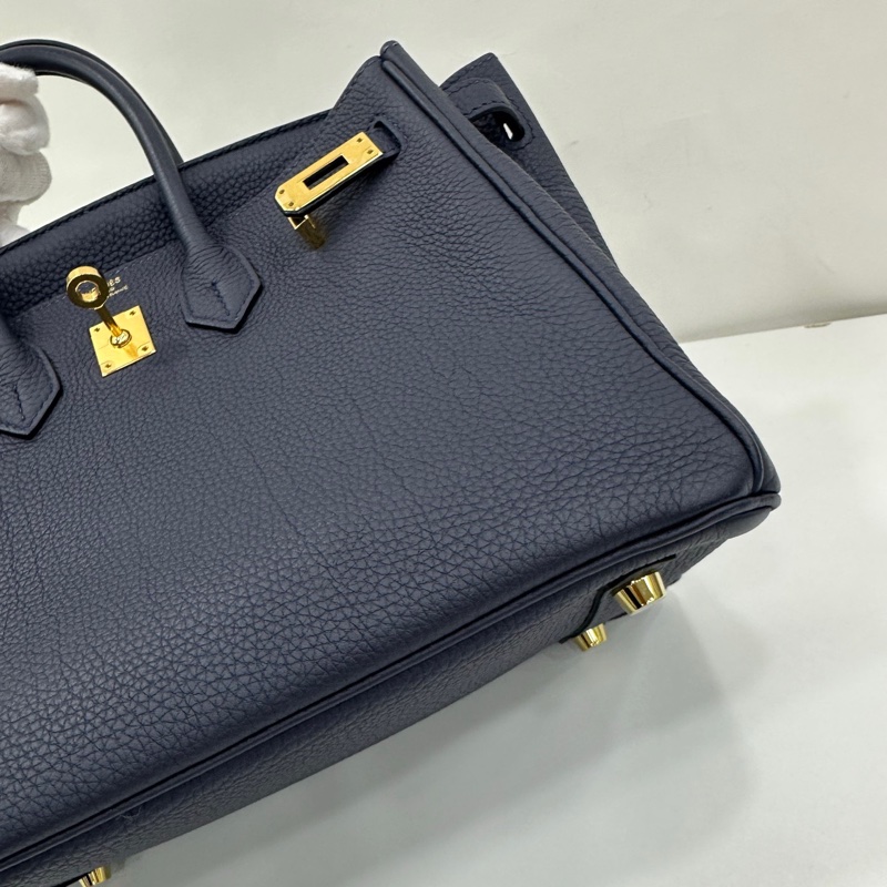 愛馬仕 Birkin25 午夜藍金扣 D刻 Togo皮 copy購證-7