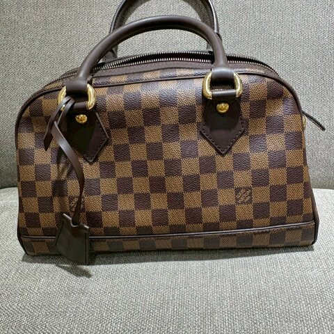 Louis Vuitton 棋盤格波士頓手提包