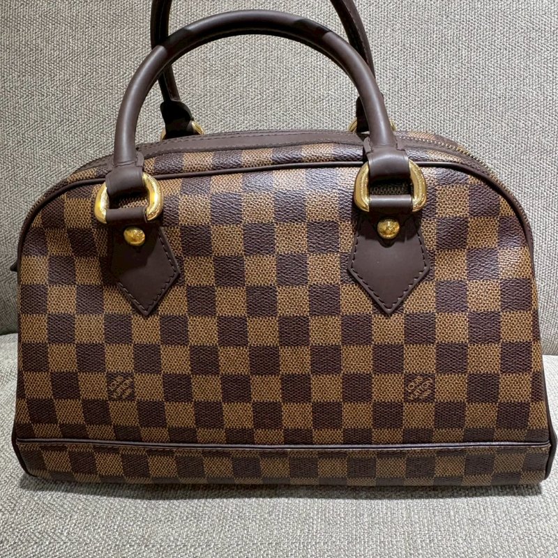Louis Vuitton 棋盤格波士頓手提包-1