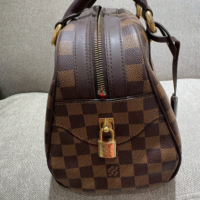 Louis Vuitton 棋盤格波士頓手提包-3