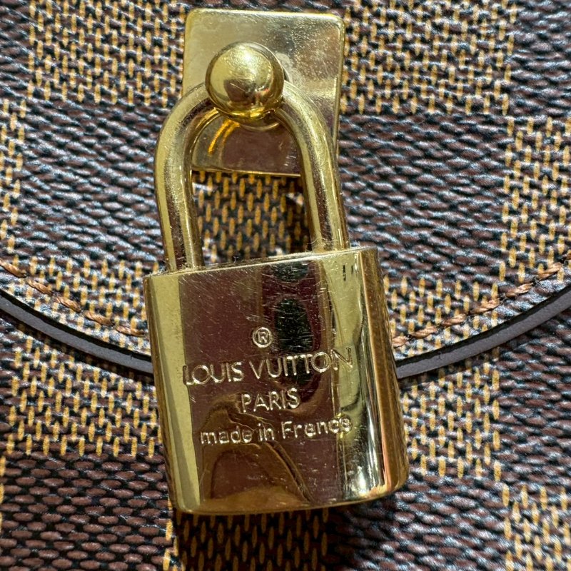 Louis Vuitton 棋盤格波士頓手提包-15