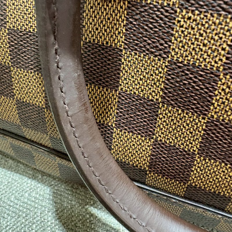 Louis Vuitton 棋盤格波士頓手提包-23