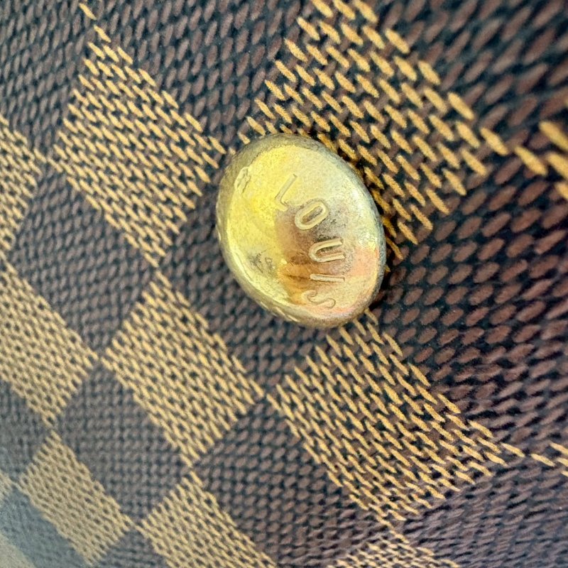 Louis Vuitton 棋盤格波士頓手提包-26