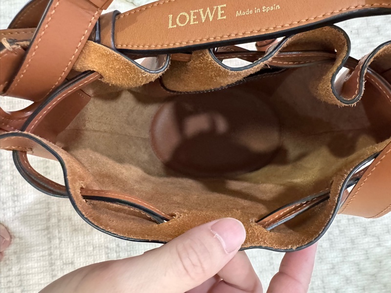 Loewe balloon 小號氣球包棕色-3