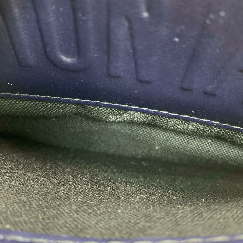 △ DIOR 迪奧 White, Navy Canvas, Calfskin Bobby Shoulder Bag 白色, 深藍色帆布, 小牛皮肩背包-267009322-15