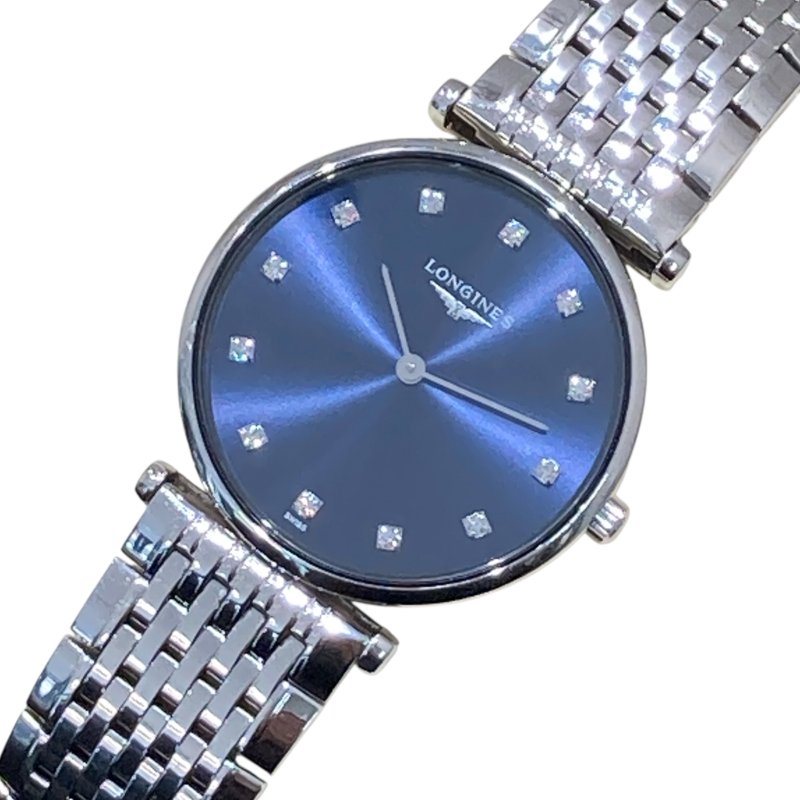 LONGINES 浪琴 L4.512.4  LA GRANDE CLASSIQUE DE LONGINES 嘉蘭系列 不鏽鋼 石英腕錶-0