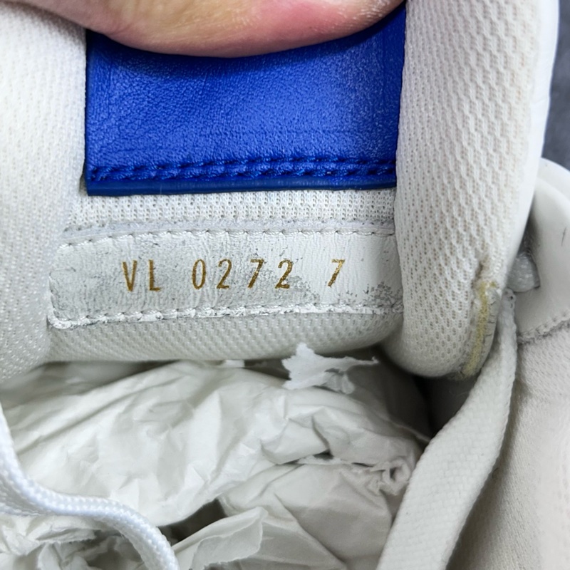 Louis Vuitton 路易威登 LV 白藍浮雕 Trainer 休閒鞋 尺碼:41碼-6