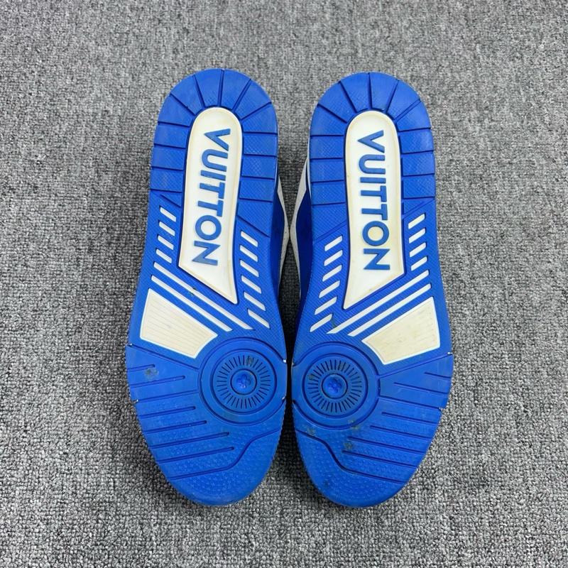 Louis Vuitton 路易威登 LV 白藍浮雕 Trainer 休閒鞋 尺碼:41碼-7
