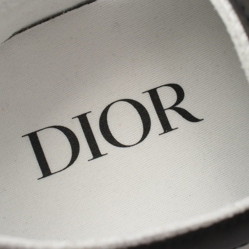 Dior B23 Oblique 運動鞋，網面橡膠材質，黑白配色，二手男款 43 碼-4