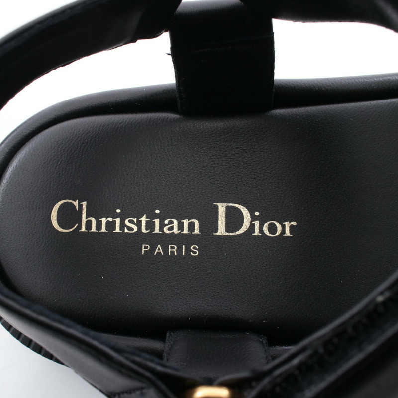 Dior DIORACT 涼鞋,黑色真皮,二手女款,36碼-4